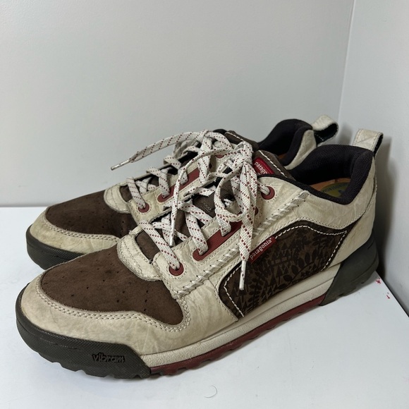 Patagonia Boaris US 13 Gore-Tex Vibram Hiking Men's Brown Leather Outdoor Shoes - Picture 8 of 13